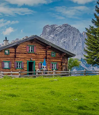 Luxury mountain chalets